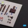 KELIK K72140 Ki-100-I - interior 3D decals for FineMolds kit 1/72